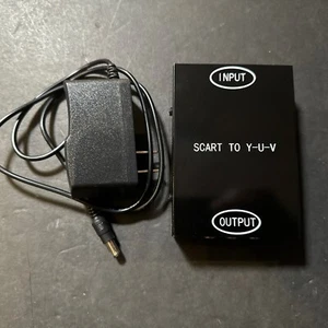 SCART RGB to YUV YPbPr Component Video Converter Adapter for vintage video game - Picture 1 of 4