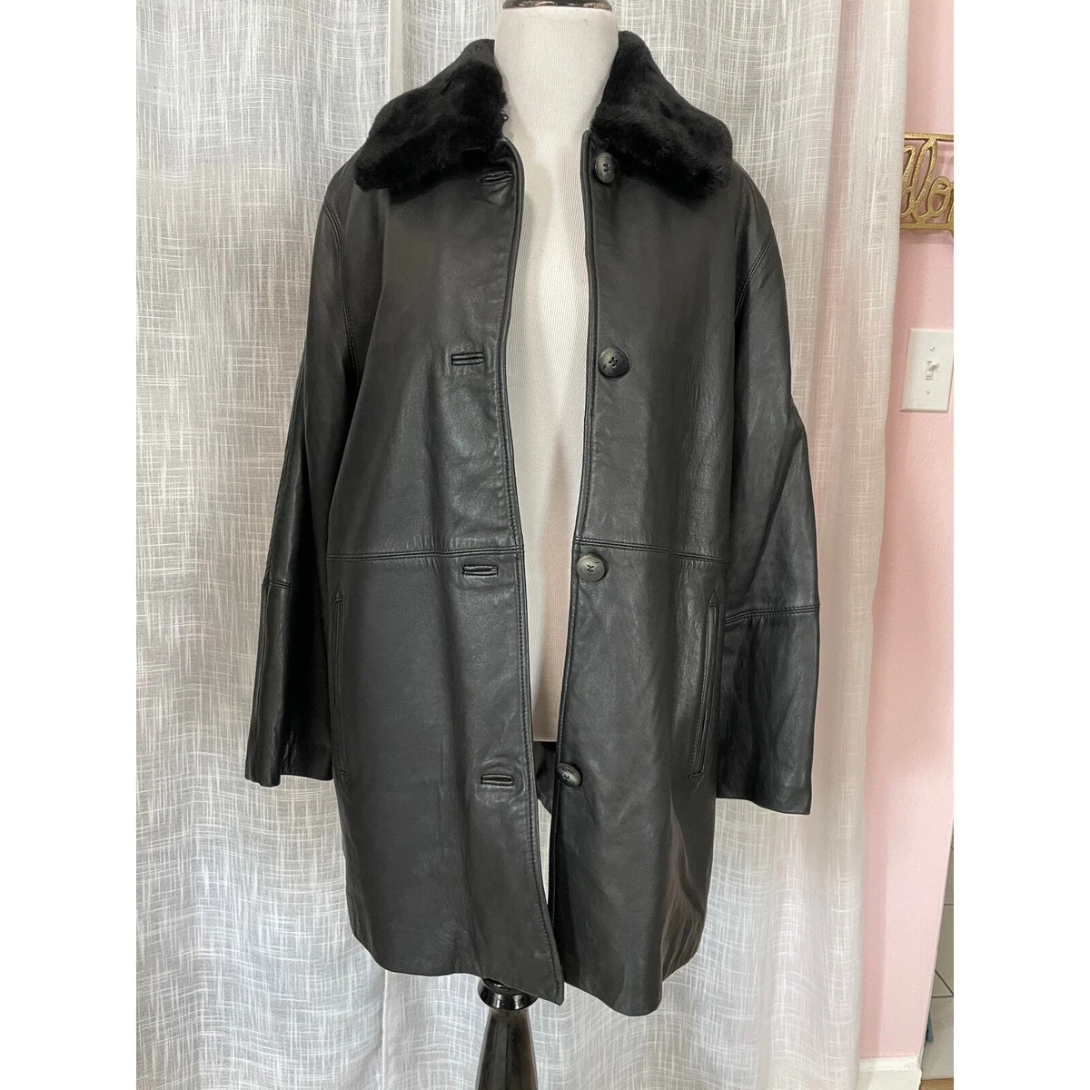 Neiman Marcus Coats, Jackets & Vests Leather Outer Shell for Women