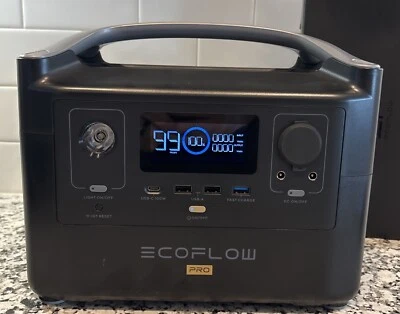 EcoFlow  - RIVER Pro Portable Power Station EF4 PRO 720wh 600W 120V - Image 1 of 4