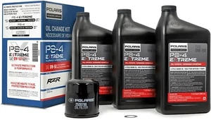 Polaris New OEM 0W-50 Full Synthetic Oil Change Kit, 3 Qts/1 Oil Filter/Washer - Picture 1 of 1