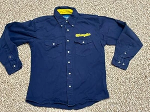 ~~ Wrangler UNIKAT besticktes blaues Westernhemd Jugend 10-12...sehr guter Zustand!!! - Bild 1 von 4