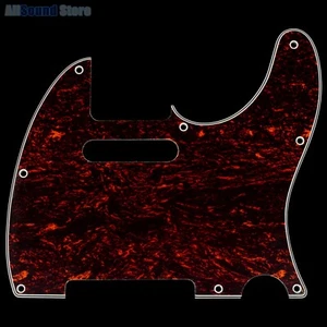 Tortoise Telecaster 4-Ply Pickguard for Fender USA MIM Standard Tele 8 Hole 60's - Picture 1 of 1