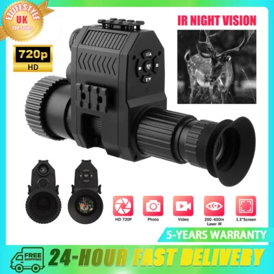 Megaorei NK007-5 IR Night Vision Outdoor Hunting Camera 720p Fit Optic Scope UK - Image 1 of 4