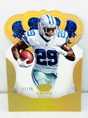2013 CROWN ROYAL GOLD DEMARCO MURRAY DIE CUT BLUE 22/25 SP #31 COWBOYS - Image 1 of 2