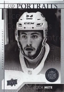 2017-18 Upper Deck UD Portraits #82 Victor Mete - Picture 1 of 1
