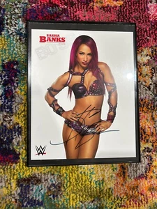 Framed SASHA BANKS Autographed Signed WWE WWF 8x10 Photo Promo AEW Mercedes Mone - Picture 1 of 1