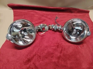 Two Vintage Unity S6 Lights Came Off Old Harley - Picture 1 of 13