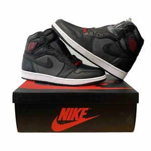 Size 9.5 - Air Jordan 1 Retro OG High Black Gym Red - Picture 1 of 10