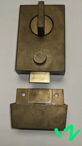 Vintage YALE Night Latch Pin Tumbler Cylinder Cover
