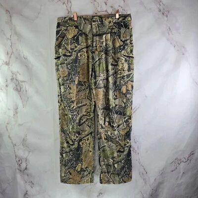 Cabelas Pants Mens Medium 36 X 29 Camo Hunting Woodland Seclusion 3D - Image 1 of 4