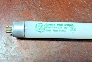 GE 46701 - F24W/T5/841/ECO - High Output T5s  - 10 COUNT        4100K - Picture 1 of 1