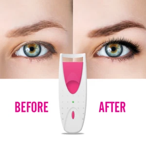Eyelash Heated Eyelash Curler Longer Long Lashes Makeup Curl Lash Electric USA - Picture 1 of 6