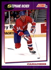 1991-92 Score American Stephane Richer Montreal Canadiens #234