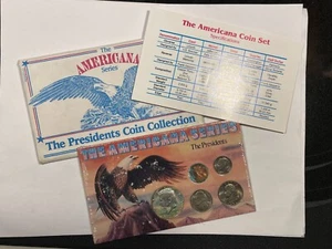 The Americana Series The Presidents 5 Coin SET w/1968 40% Silver Kennedy Half - Picture 1 of 9