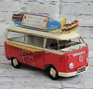 1967 Decorative Deluxe Bus 1:18 Scale Model Food truck Mini Bus Artwork Figurine - Picture 1 of 6