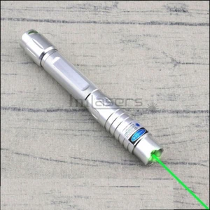 LMGO1 Adjustable Focus 520nm Laser Pointer Pen GR Visible Beam Light - Picture 1 of 6