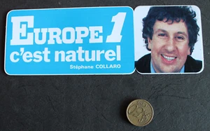 Autocollant / Sticker - Radio EUROPE 1 - Stéphane COLLARO - Foto 1 di 2