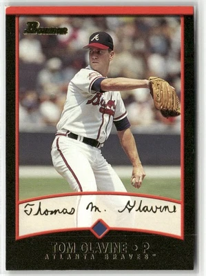 2001 BOWMAN #97 TOM GLAVINE ATLANTA BRAVES - Image 1 of 2