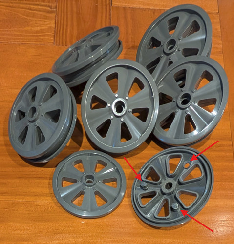 Damaged Set of Armor Hobbies 1/6 Sd.Kfz 250 Halftrack Wheels | eBay