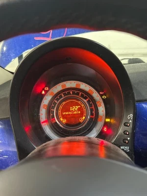 Used Speedometer Gauge fits: 2013 Fiat 500 2 Dr cluster Pop Cpe VIN A 7th digit - Image 1 of 4