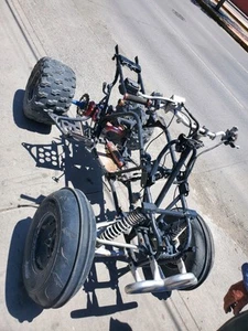 2006 Yamaha Warrior/Banshee 350 Rear And Front Wheel Rims RIMS AND TIRES ONLY - Picture 1 of 2
