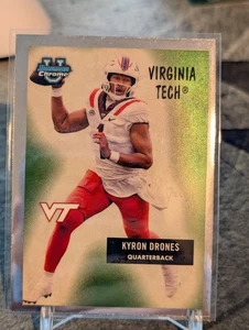 Kyron Drones 2024 topps Bowman chrome U  1955 Virginia Tech Hokies - Bild 1 von 2