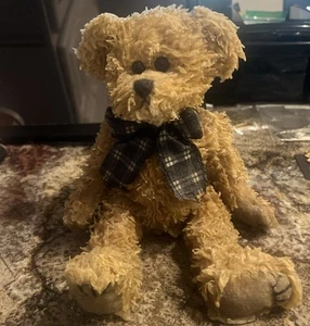 Teddy Bear Dipped In Wax Tan Like  New - Picture 1 of 4