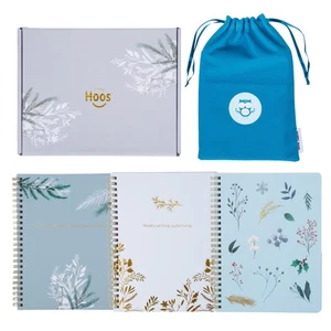 Winter Spiral Notizbuch Geschenkset für Frauen - 3 ästhetische Pastell Zeitschriften, aufbewahren... - Bild 1 von 8