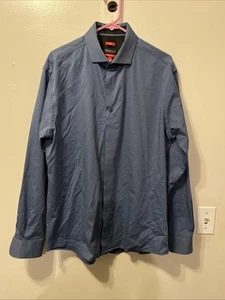 Awareness by Kenneth Cole | Camisa de vestir azul para hombre | Cuello talla 17 | 34/35 - Imagen 1 de 8