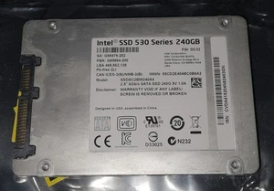 SSDSC2BW240A4 INTEL SSD 530 SERIES 2.5" 240GB 6GB/S SATA SOLID STATE DRIVE - Picture 1 of 1
