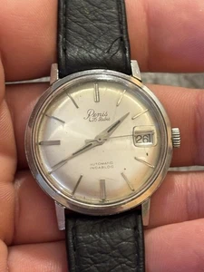 Renis Automatic Gents Watch Vintage Swiss 25 J Date Non-running 35mm - Picture 1 of 13