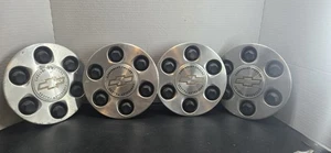 Chevy GM 9595263 OEM Center Wheel 6 Lug Hub Cap Set Of 4 - Picture 1 of 18