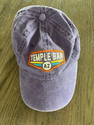 FAHRENHEIT HEADWEAR TEMPLE BAR ALGODÓN PUPRLE STICK GORRA TALLA JUVENIL NUEVO SIN ETIQUETAS Foto 1 de 3