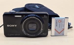 Sony Digital Camera Cybershot DSC-WX80 16.2MP Black - Tested. - Picture 1 of 12