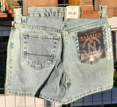 Pantalones Cortos Denim 28 x 4 NAUTICA LOW RISE NUEVOS CON ETIQUETAS Foto 1 de 4