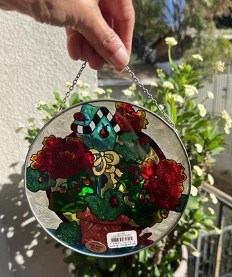 "Casa Suncatcher Ladybug 1997 vintage pintada a mano por Joan Baker 6,5""" Foto 1 de 4