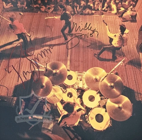 Paul Simonon Mick Jones THE CLASH Signed 10x10 Photo OnlineCOA AFTAL Cover