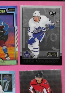 2020-21 O-Pee-Chee Platinum Egor Korshkov Retro Rookie RC #R-66 Maple Leafs 