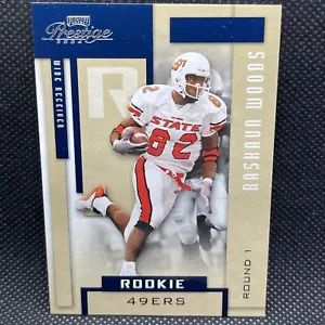 2004 Playoff Prestige Football #176 Rashaun Woods Rookie RC San Francisco 49ers - Bild 1 von 3