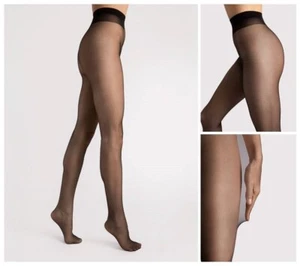 2 Paar Fiore Ada 15DEN Damen Feinstrumpfhose Größe S transparente Strumpfhose - Bild 1 von 6