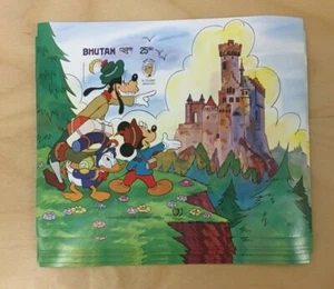 SPECIAL LOT Bhutan 1985 521 - Disney Mickey - 10 Souvenir Sheets - IMPERF - Picture 1 of 2