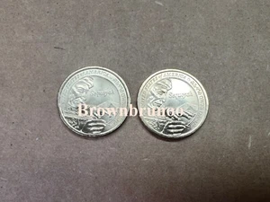 Dólar Sacagawea 2017 P&D nativo americano sin circular 2 monedas - Imagen 1 de 4