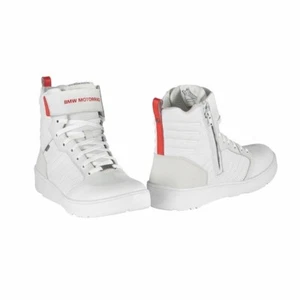 BMW White Seoul Motorcycle Sneaker Boot, Size 43 / US 10 - Picture 1 of 3