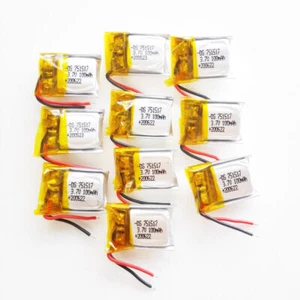 10 X 3.7V 20C 100mAh Rechargeable Battery For CX-10 CX12 JJ810 JJ820 V646 751517 - Picture 1 of 7