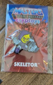 2022 SDCC COMIC CON EXCLUSIVE MATTEL MASTERS OF THE UNIVERSE MOTU SKELETOR PIN - Picture 1 of 1