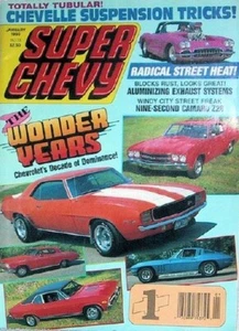 SUPER CHEVY 1990 JAN - CORVETTES, NOVAS, CAMAROS - Imagen 1 de 1