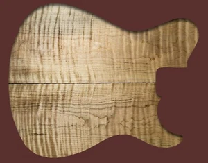 Parte superior de guitarra Maple con figura (M1014) - Imagen 1 de 3