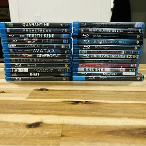 LOT OF 24 Titles Blu Ray movie lot Sci Fi Horror Action Fantasy Adventure Good - Picture 1 of 3