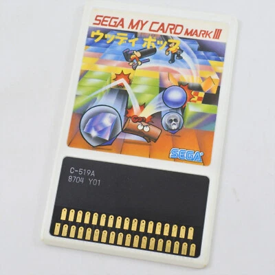 Woody Pop C-519 Sega My Card Sega Mark III 3 Japan Game Card Only 3061 scc - Image 1 of 3