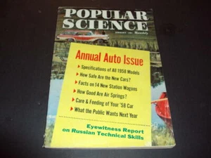 Popular Science Jan 1958 Annual Auto Issue: Russian Technical Skills ID:47503 - Picture 1 of 3